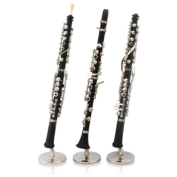 Miniature Black Clarinet-Oboe